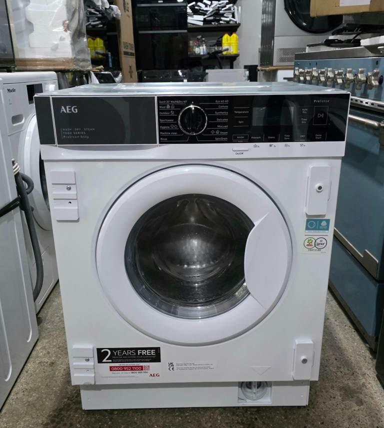 AEG 7000 Series Integrated Washer Dryer - Free local delivery