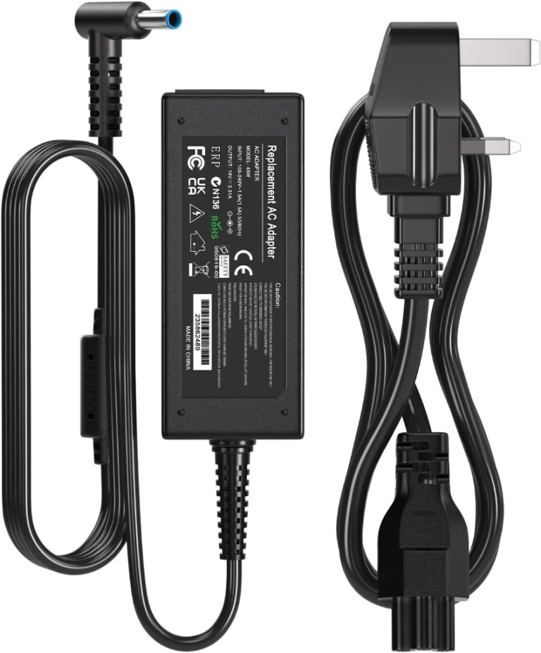 45W HP Laptop Charger for HP Laptop, 19.5V 2.31A Power Supply for HP 