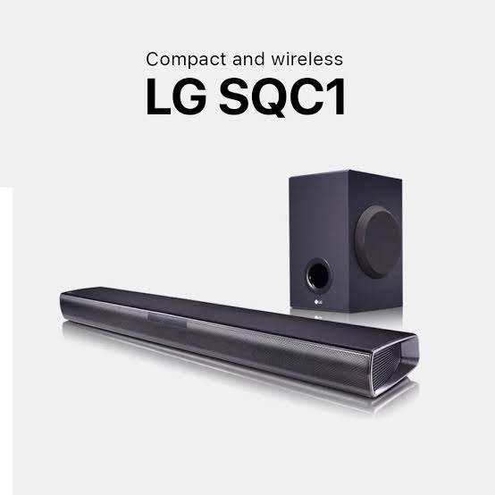LG SQC1 Soundbar with Subwoofer + remote 