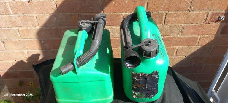 2 x Petrol cans