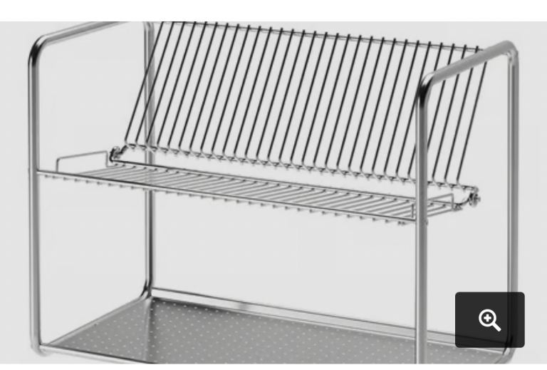 IKEA Stainless Steel Dish Drainer with Tray – Good Condition