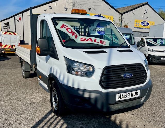 2019 FORD TRANSIT 2.0 TDCi 130ps Single Cab Dropside 2019 White
