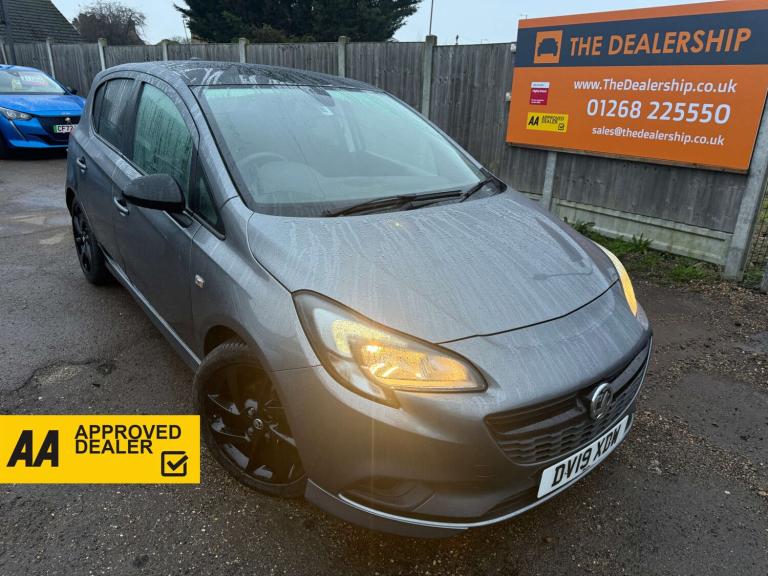 2019 Vauxhall Corsa 1.4 Corsa SRI VX-Line Nav Black 5dr Hatchback Petrol Manual