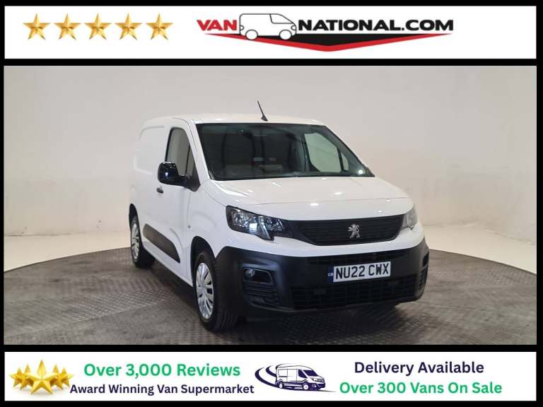 2022 Peugeot Partner 1000 1.5 BlueHDi 100 Professional Prem Van [6 Spd] PANEL VAN DIESEL Manual