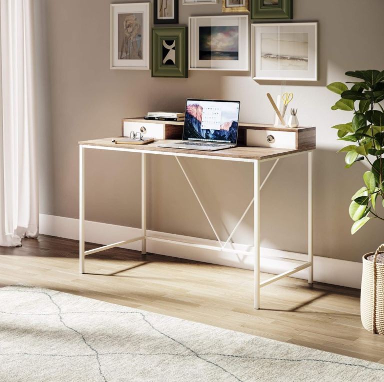 Office Desk with 2 Drawers - BRAND NEW (BOXED)