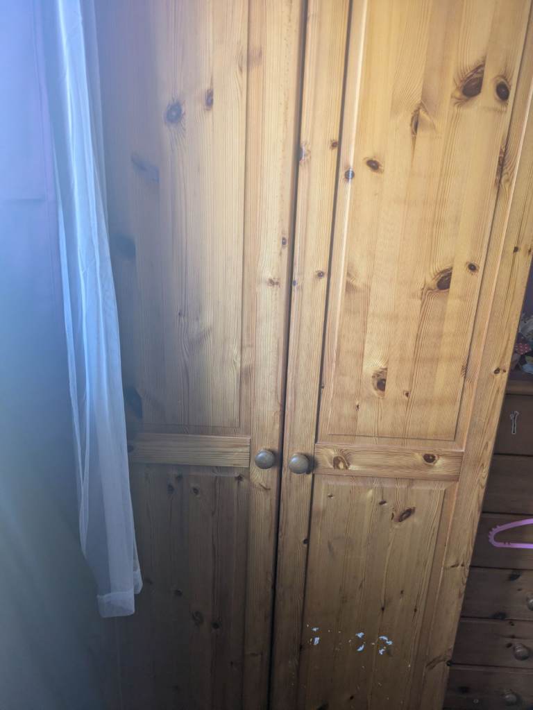 Wooden wardrobe 