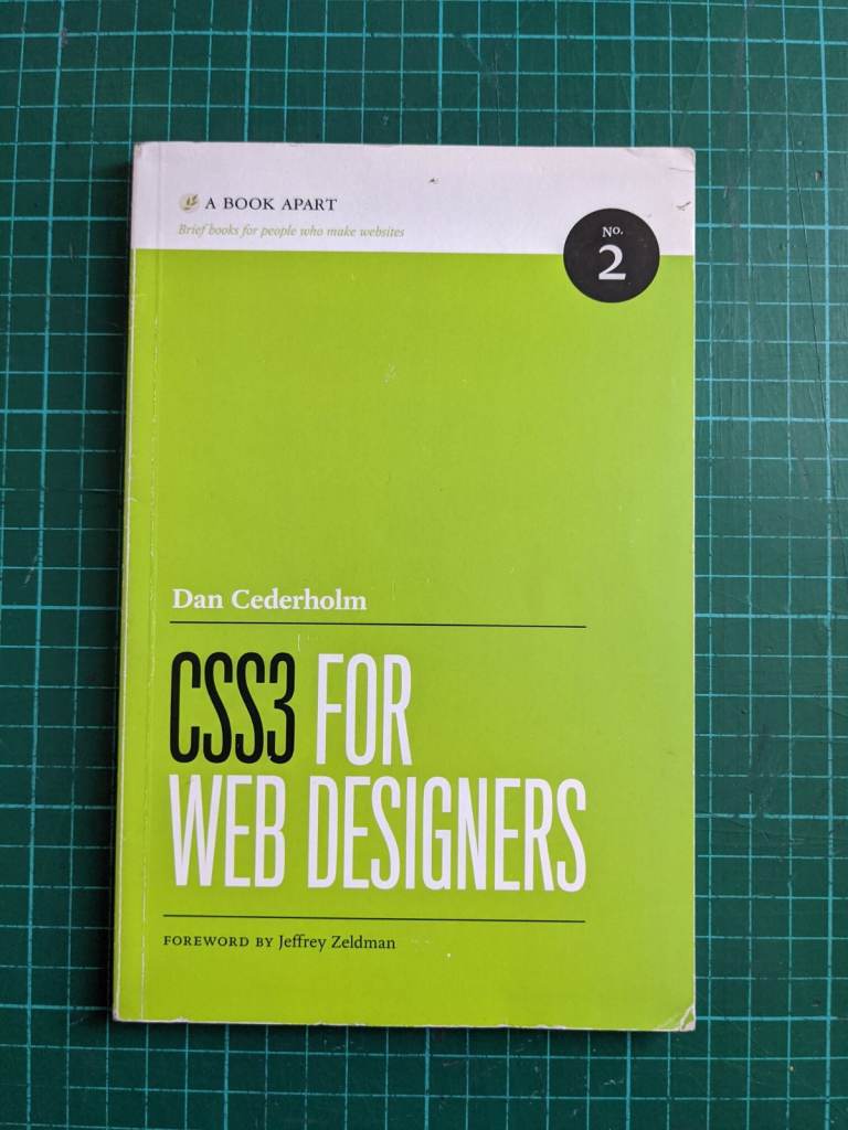 CSS3 for Web Designers by Dan Cederholm – Good Condition