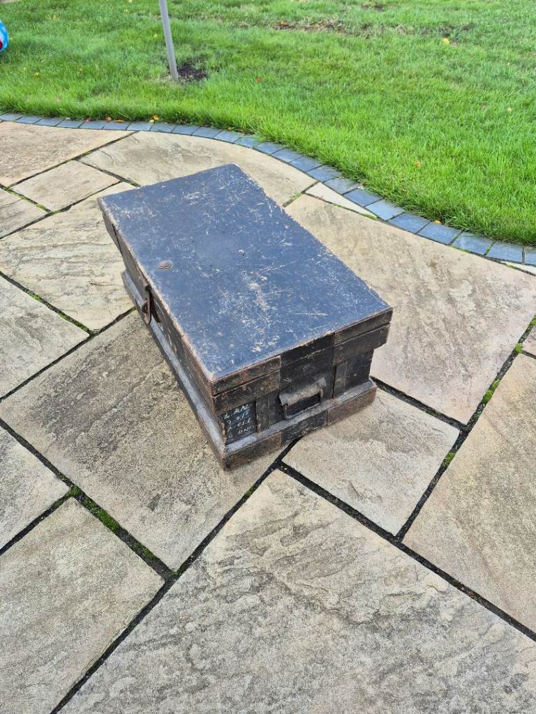 Vintage Wooden Ammunition Storage Chest- Dry Storage (DR)
