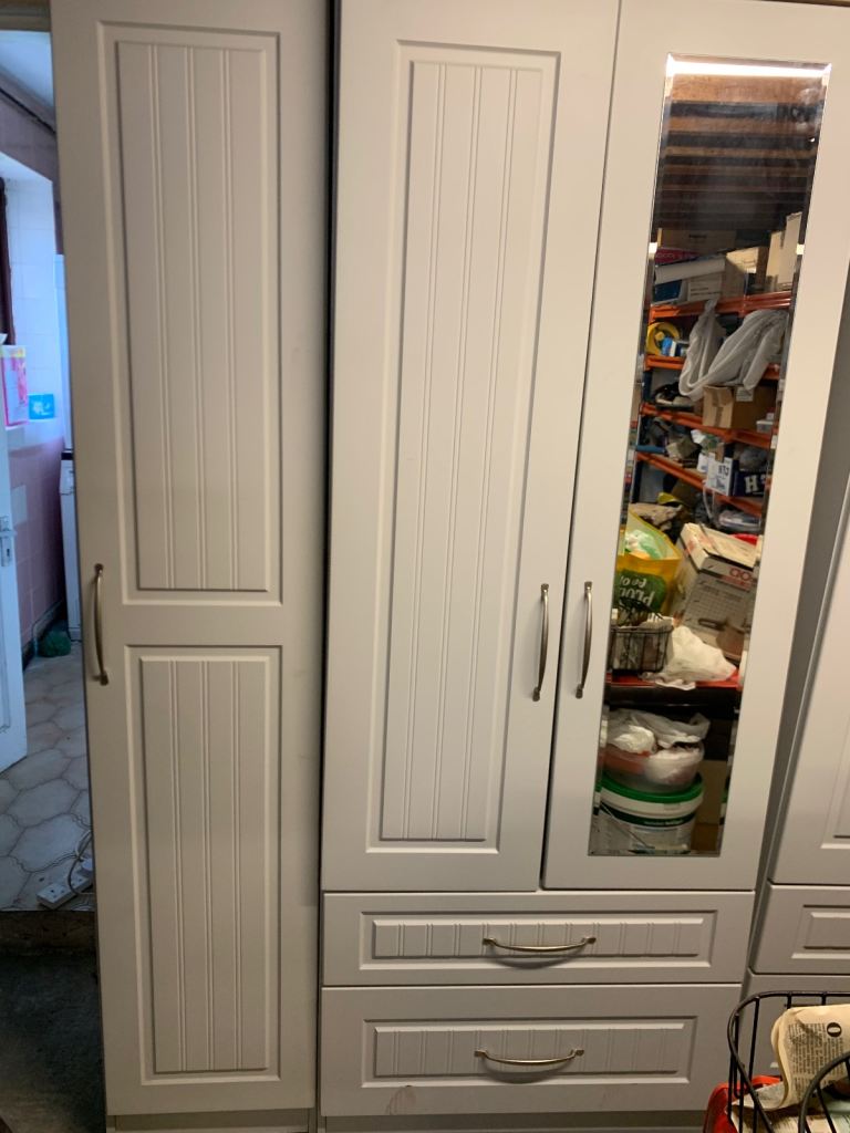 Grey Single Wardrobe