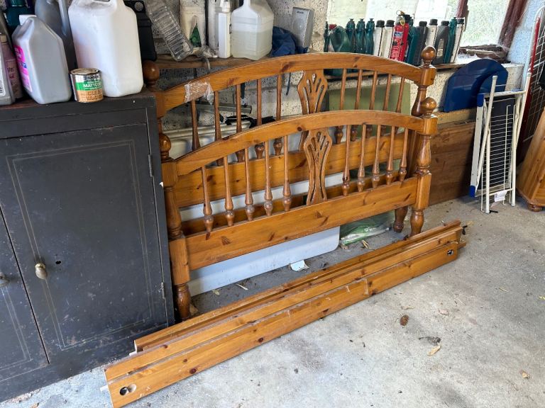Ducal pine double bed