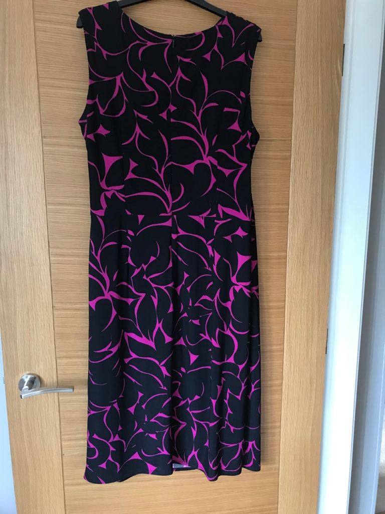 Phase Eight Black/Pink Dress