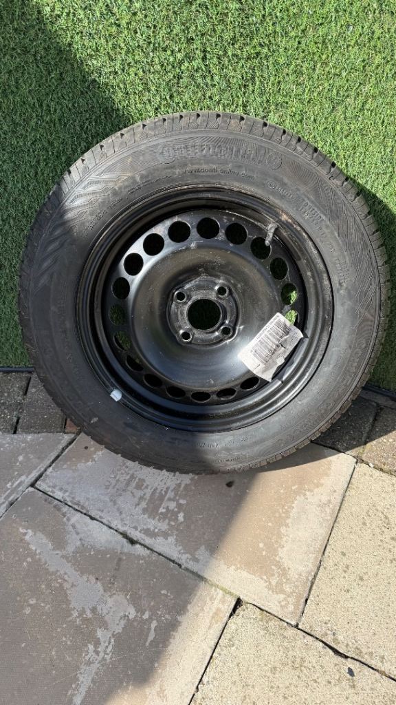 Vauxhall spare tyre with brand new tyre
