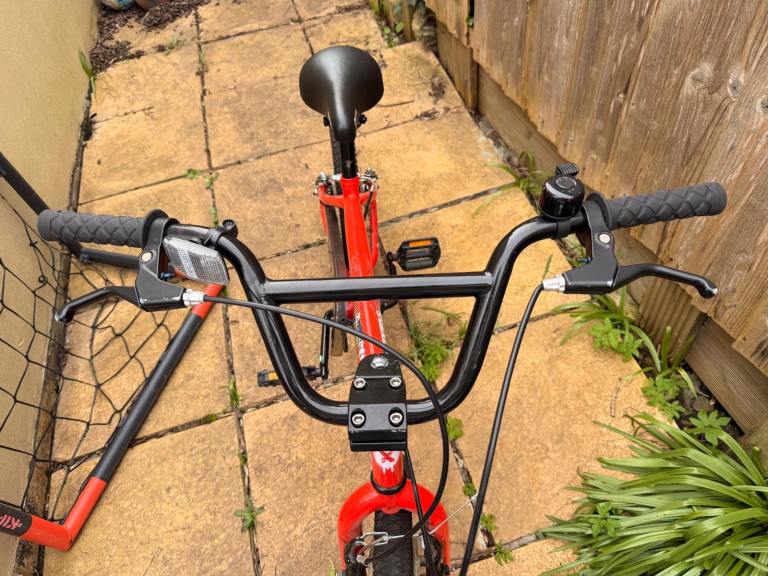Child’s red bike 