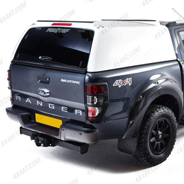 Ex-Demo Ford Ranger 2012-2022 ProTop Tradesman Hardtop Canopy, White, glass rear door
