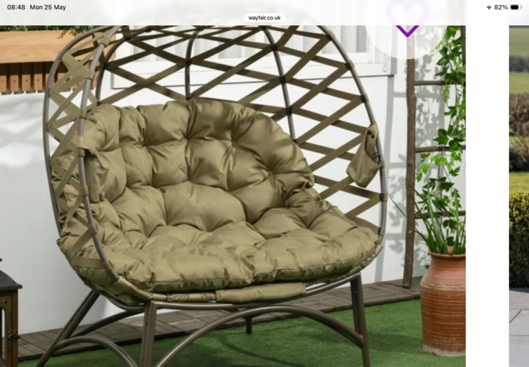 Garden egg chair 
