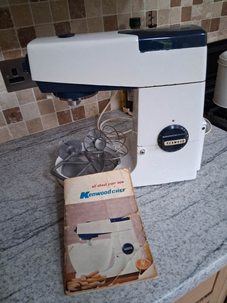 Kenwood Chef Food Mixer with Attachments & Manual