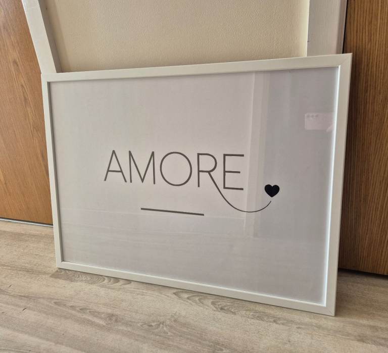 Framed 50x70cm poster