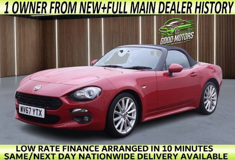 2017 67 FIAT 124 SPIDER 1.4 MULTIAIR LUSSO CONVERTIBLE 2DR PETROL EURO 6 (140 PS