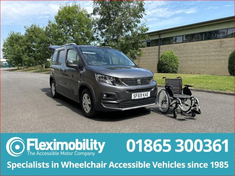 2019 Peugeot Rifter Wheelchair Accessible Vehicle - 3 Seats - Winch  MPV Diesel Manual