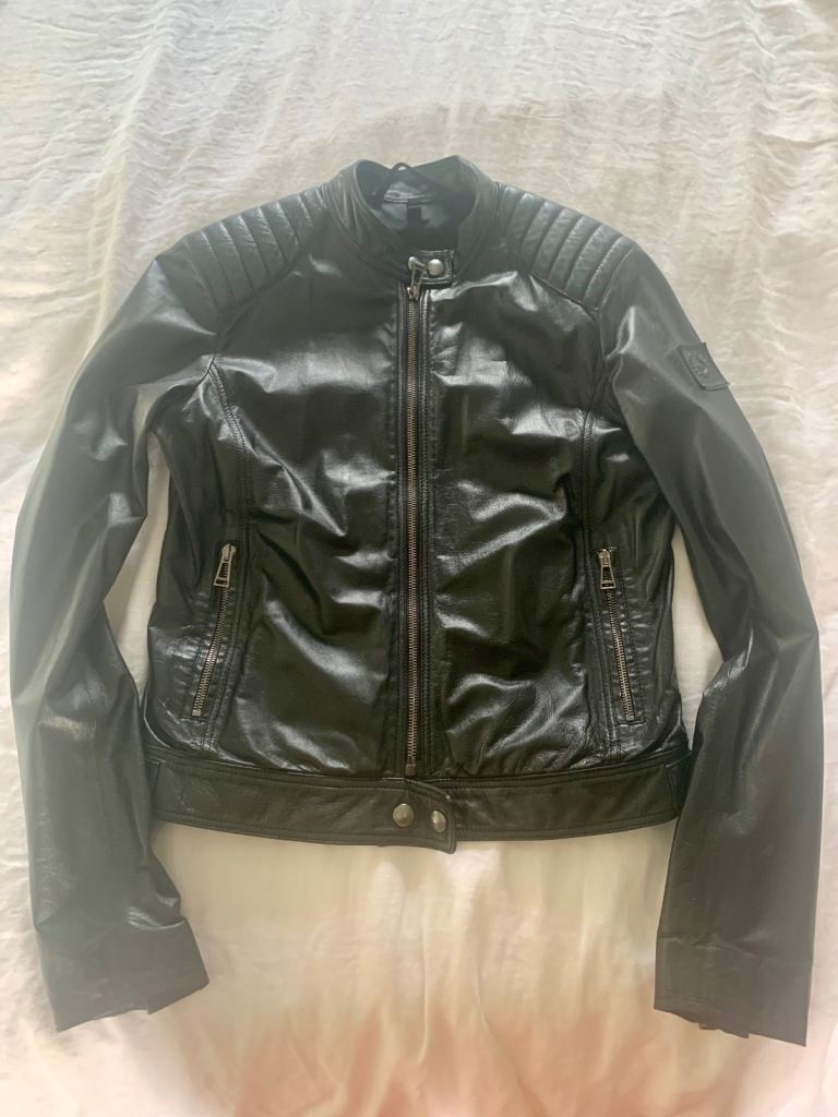 Belstaff women’s leather jacket -8 UK /40 IT