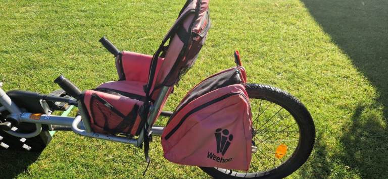 Weehoo bike trailer for children 