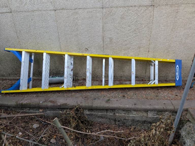 Werner 8 step Fibre-glass Ladder