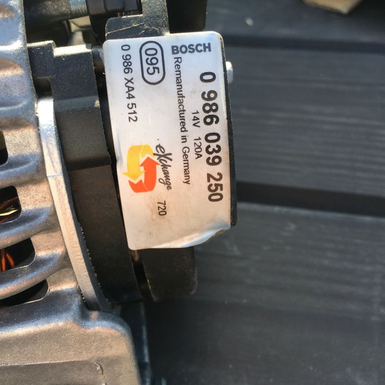 Bosch alternators