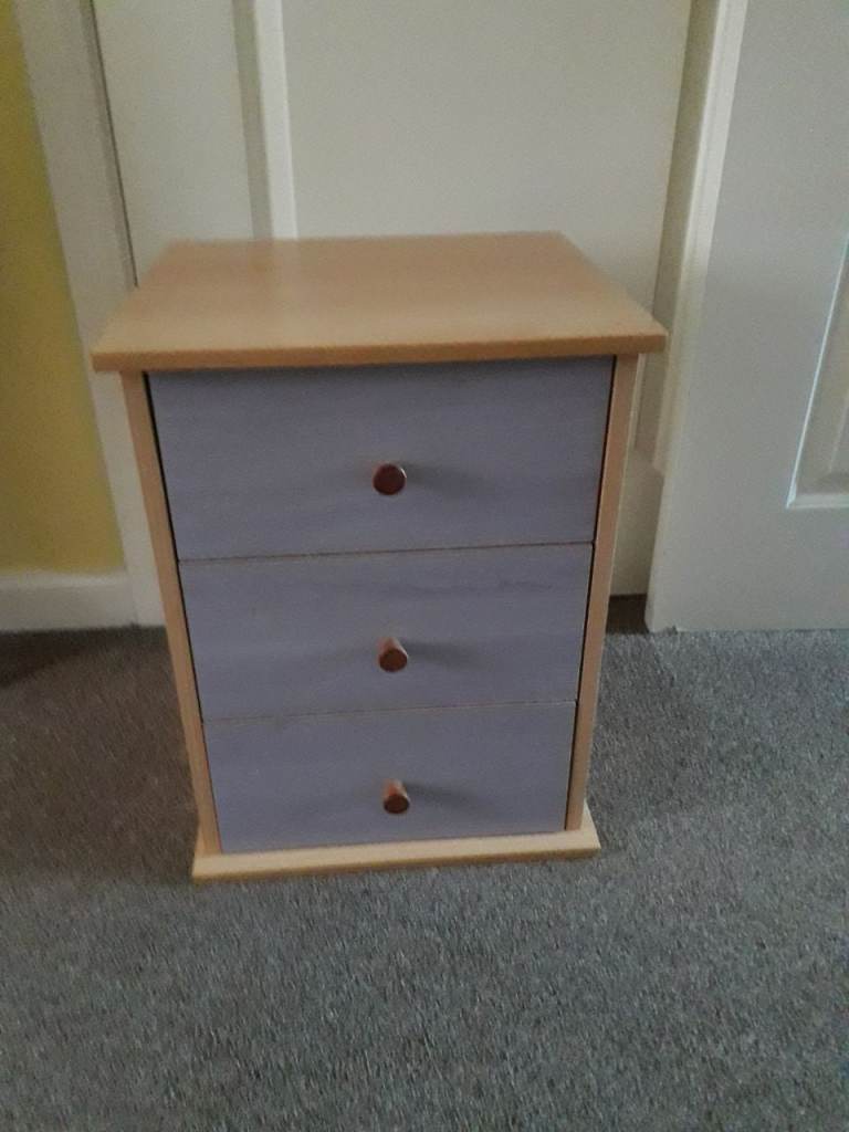 image for 3 Drawer Lilac Beech Cabinet