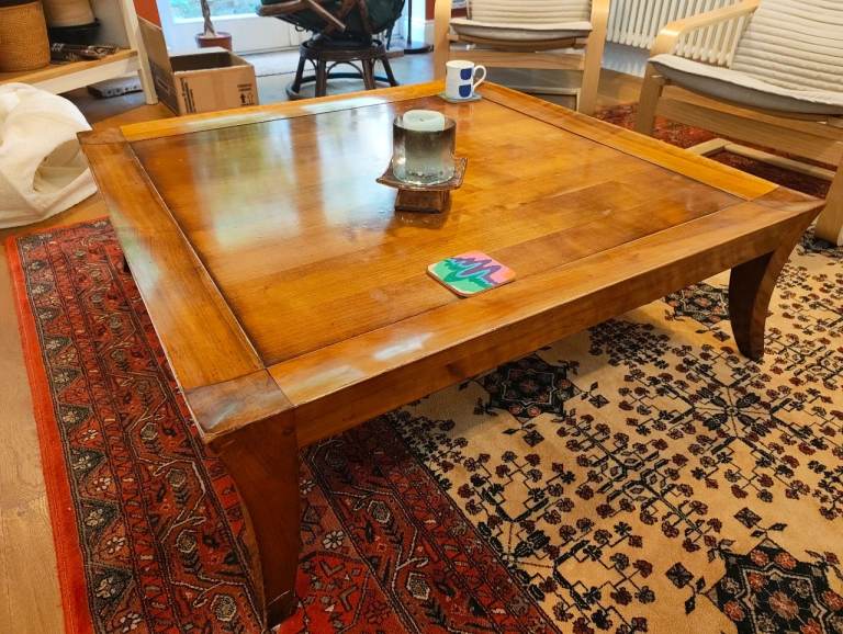 Roche Bobois (Bengale) - Wood Coffee Table
