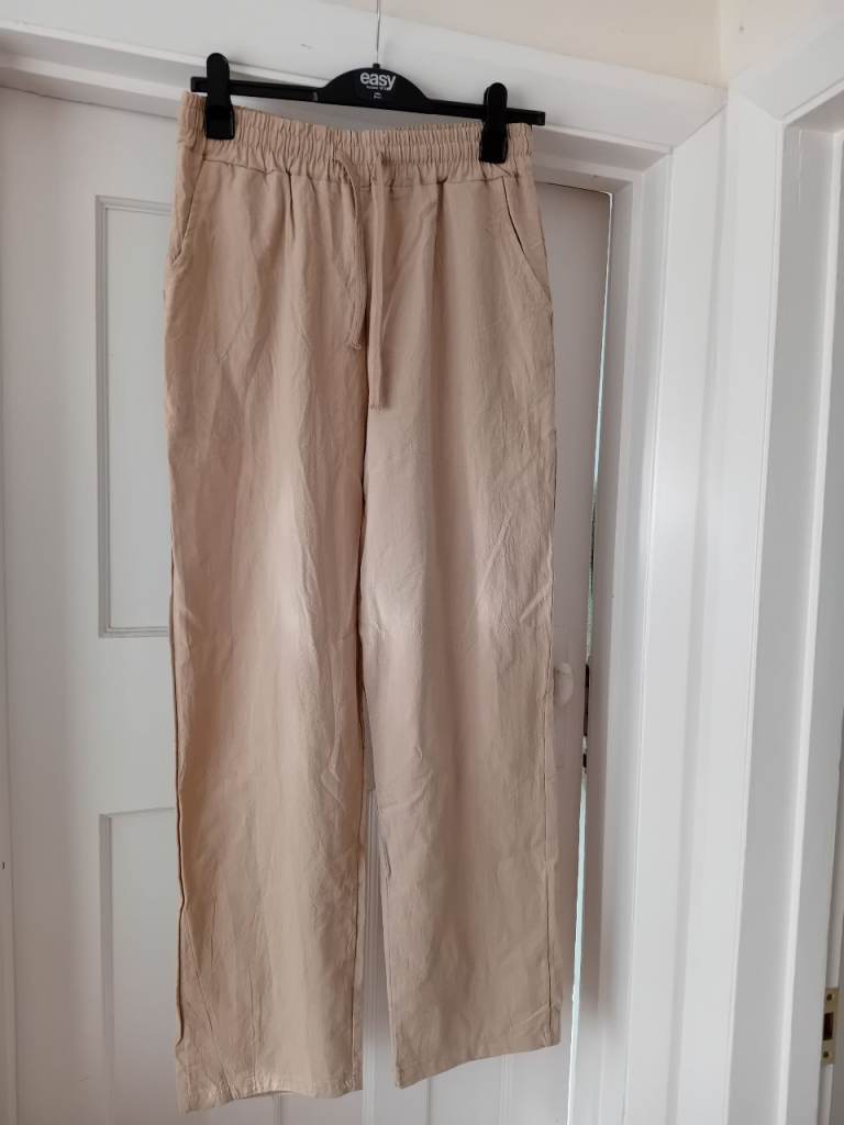 Full Length Trousers with elasticated waist, never worn