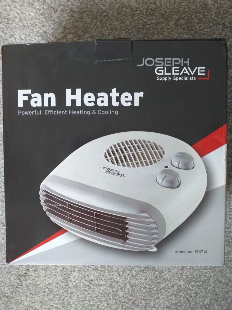 Joseph Gleave Fan Heater – New in Box