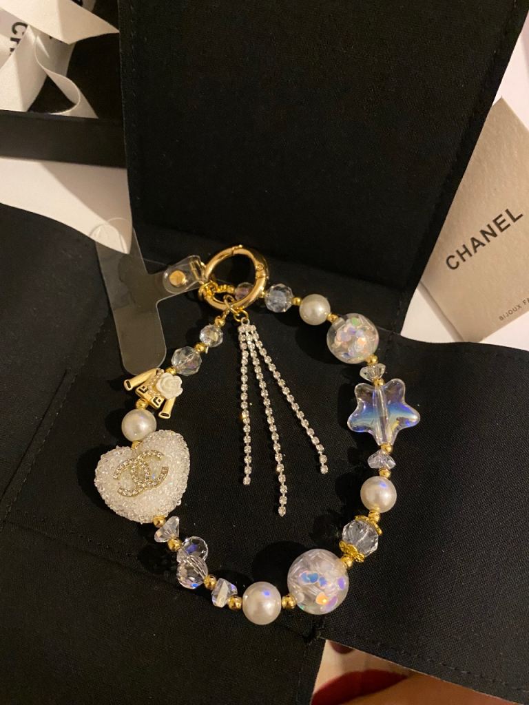 Chanel Phone Strap Charm Keyring New with Box Limited Edition Rare