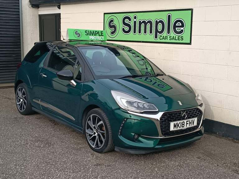 2018 DS Automobiles DS 3 1.2 PureTech Prestige Euro 6 (s/s) 3dr HATCHBACK Petrol Manual