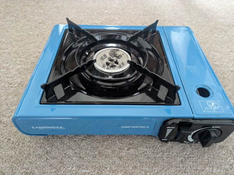 Campingaz Portable Camping Gas Stove + Gas Canister + Kettle