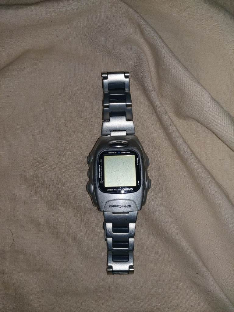 Casio camera watch 
