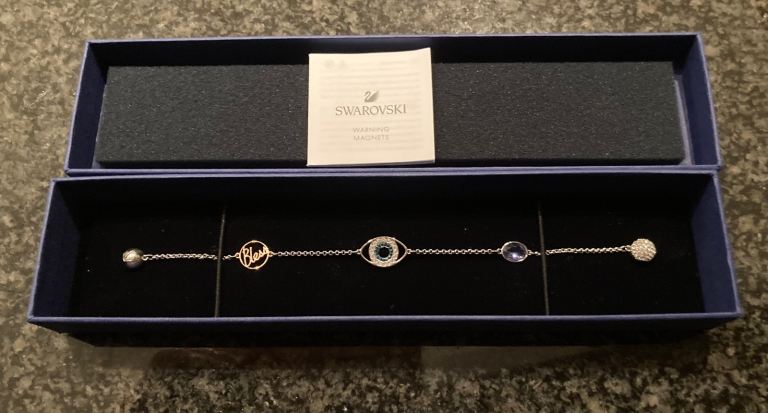 Swarovski Remix ‘Evil Eye’ strand bracelet Code 5365749. Never worn and in original box. Collection.