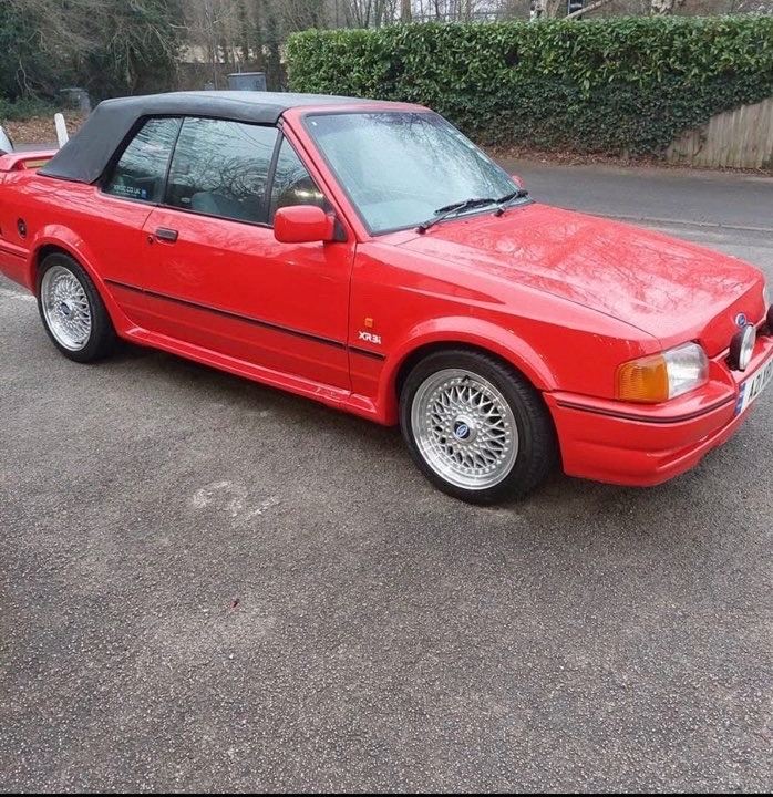 Ford, ESCORT, Convertible, 1990, Manual, 1597 (cc), 2 doors