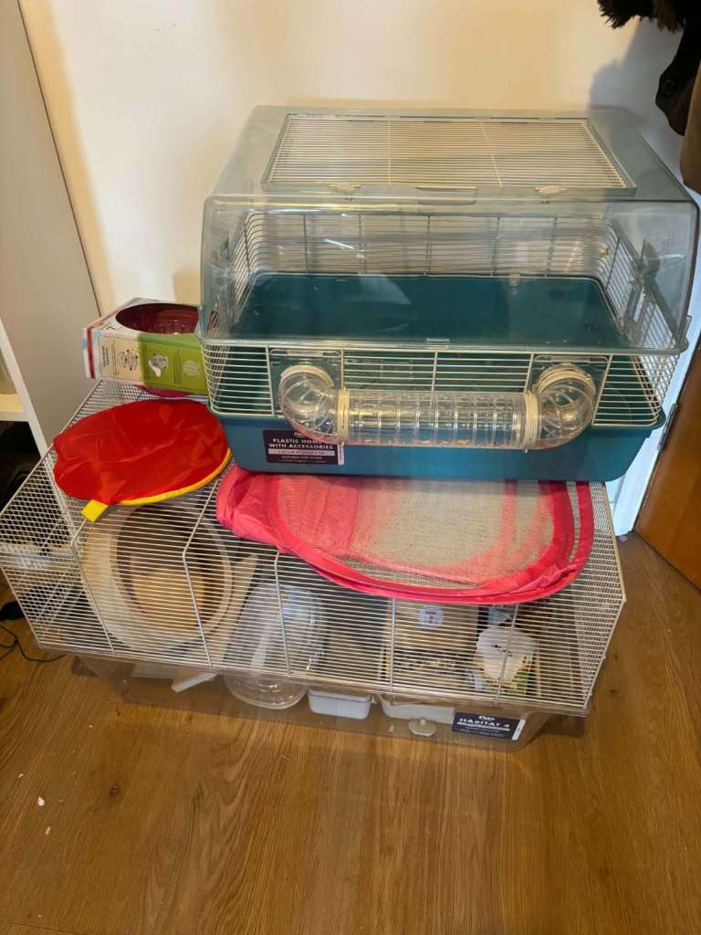 Hamster cage and everything else you need for a hamster, mouse or gerbil!