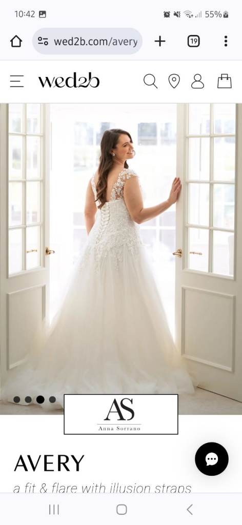 Anna sorrano wedding dress