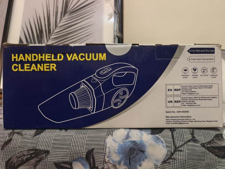 Handheld Vacuum Cleaner MZ-5239 Wet & Dry Portable for Car Office Home Pet Hair