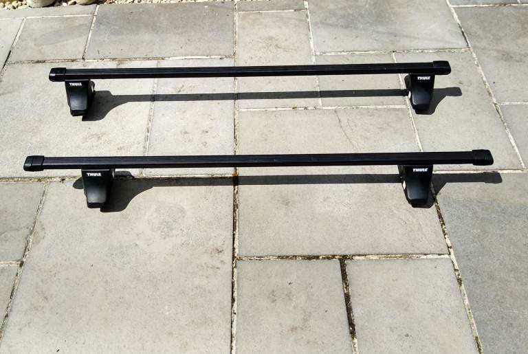 Thule Roof Bars, Universal Roof Rails, Roof Rack, 853-2341-07 PE VW BMW Audi Merc Opel