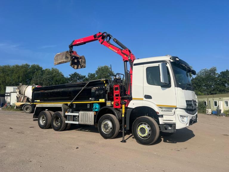 2021 Mercedes-Benz Arocs 3240 8X4 TIPPER GRAB, CHOICE OF 2 , LOW MILEAGE 
