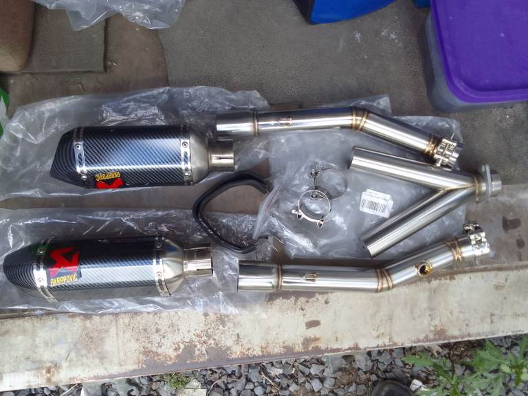 Bmw G310gs Akropovic exhaust system 