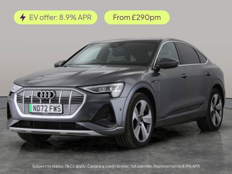 2022 Audi e-tron 55 S line Sportback 5dr Electric Auto quattro 95kWh (11kW Charger) (408 ps) Suv ...