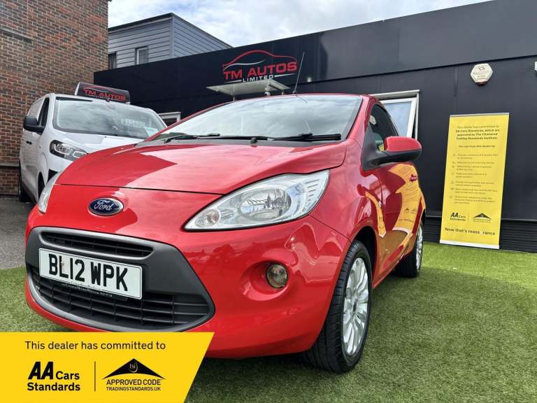2012 Ford Ka 1.2 Zetec Euro 5 (s/s) 3dr Petrol