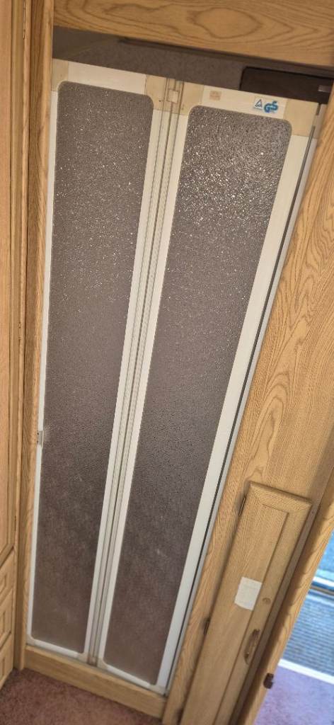 Shower door with frame or without for camper caravan motorhome boat.