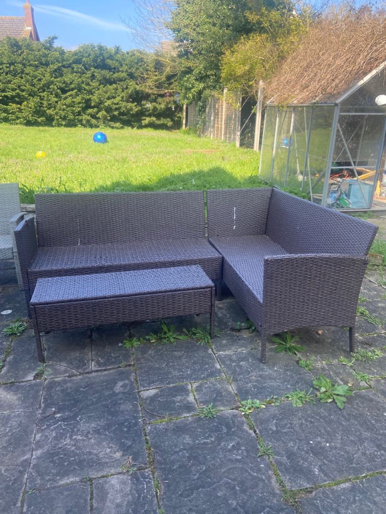 Garden Furniture Corner Set