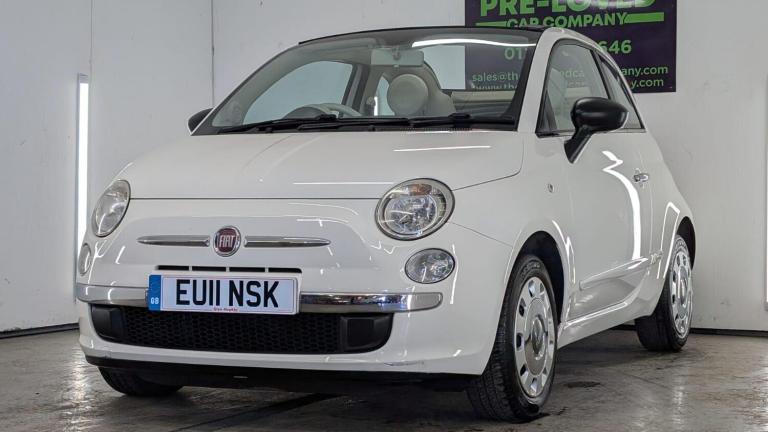 2011 Fiat 500 1.2 Pop 2dr [Start Stop] CONVERTIBLE PETROL Manual