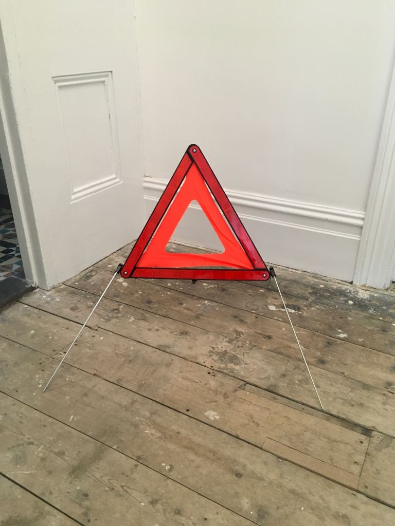 Car warning triangle