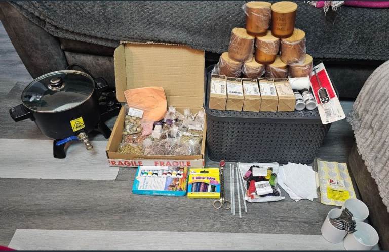 Job lot Bundle of candle making kit / complete candle business setup 